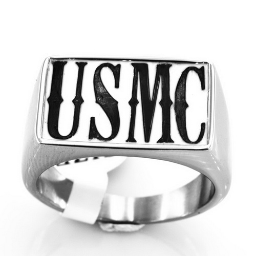 USMC07 custom made 4 letters  ring personalized gift